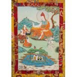 Thangka eines Lamas