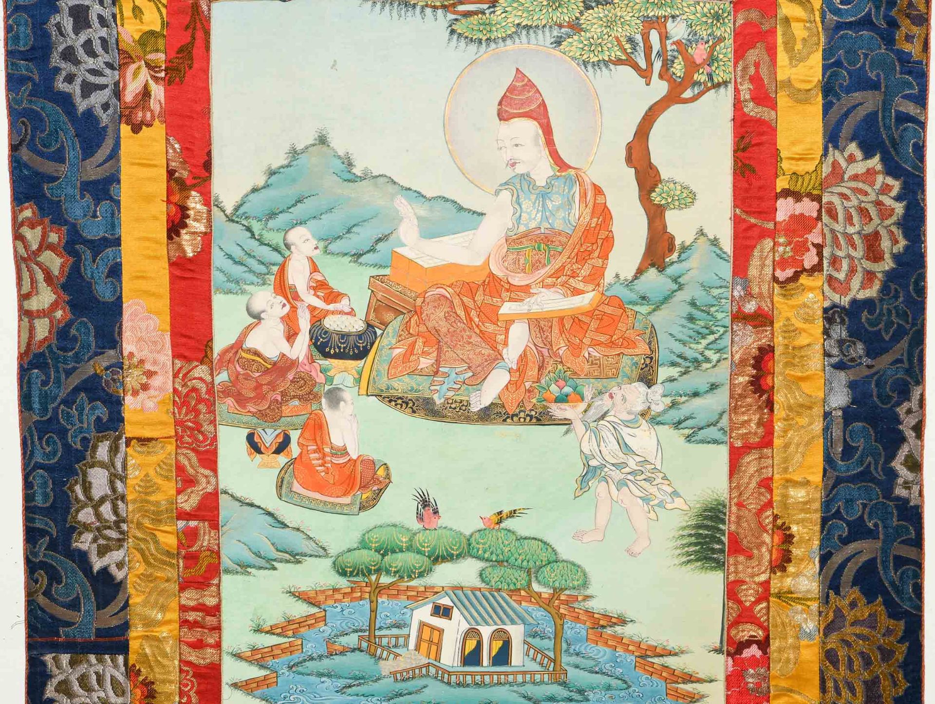 Thangka eines Lamas - Image 5 of 14