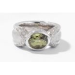 Chrysoberyll-Brillant-Ring