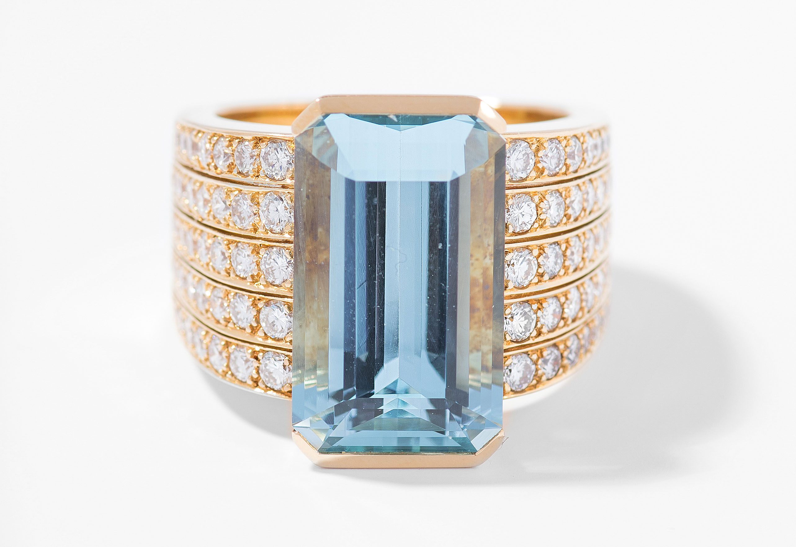 Aquamarin-Brillant-Ring