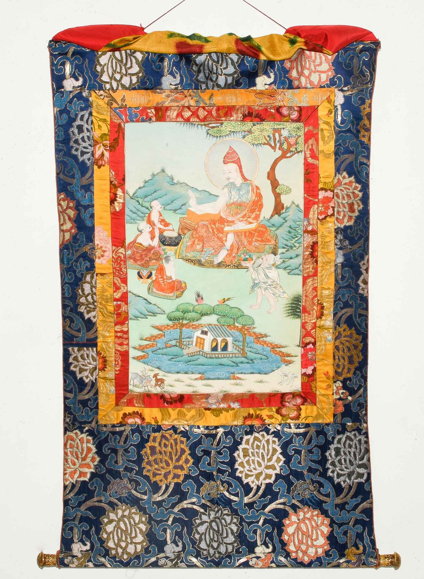 Thangka eines Lamas - Image 3 of 14