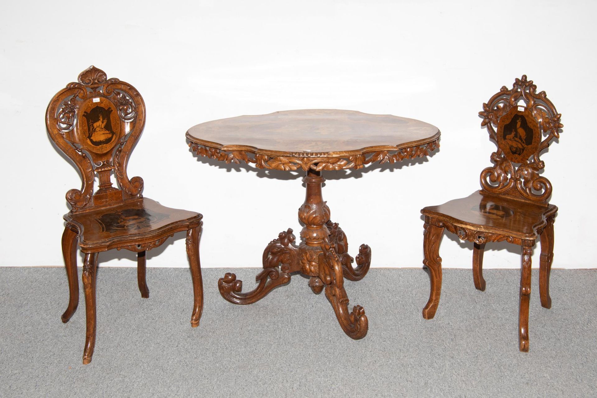 Tisch mit 2 Stühlen - Image 3 of 3