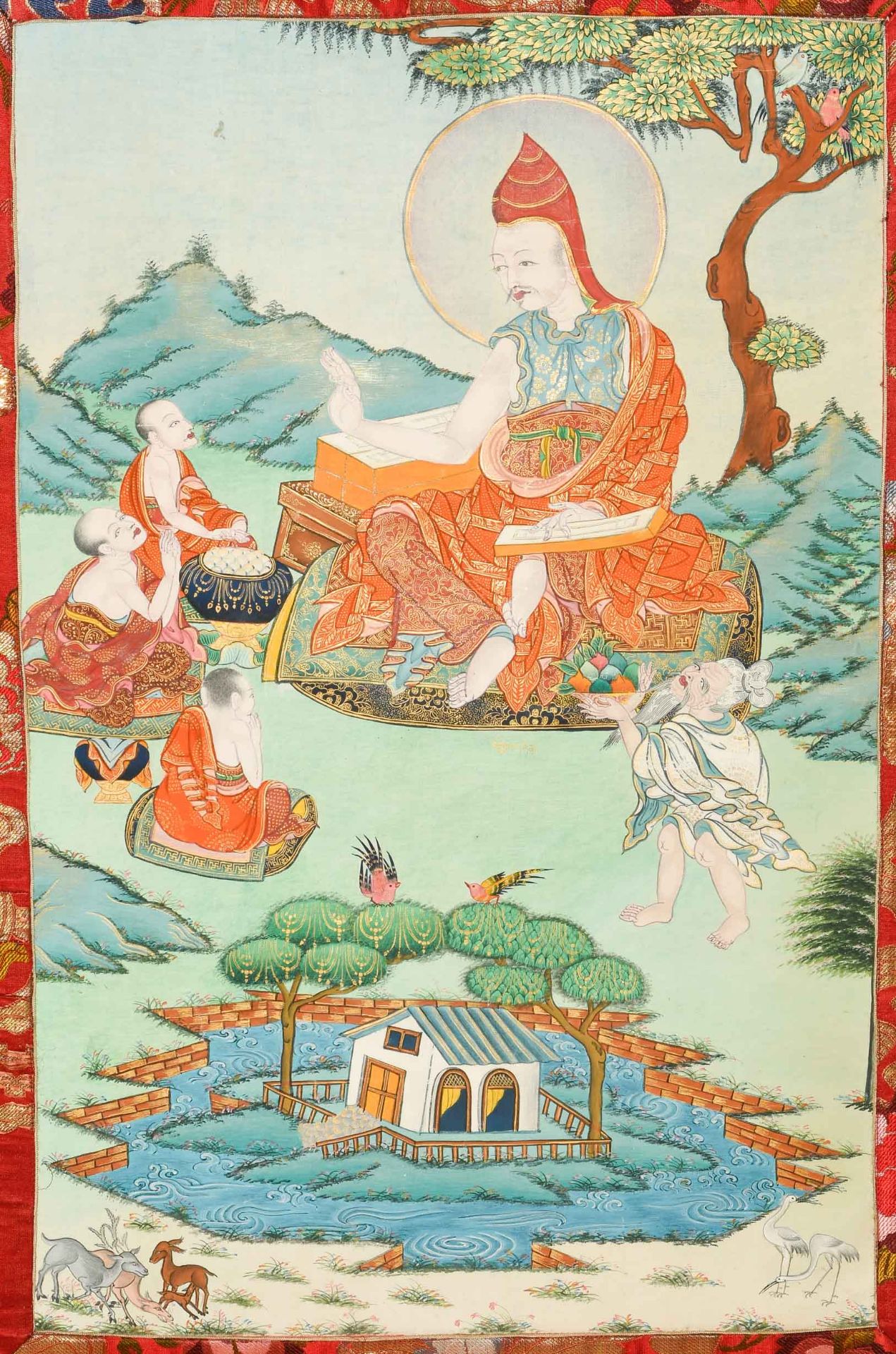 Thangka eines Lamas - Image 7 of 14