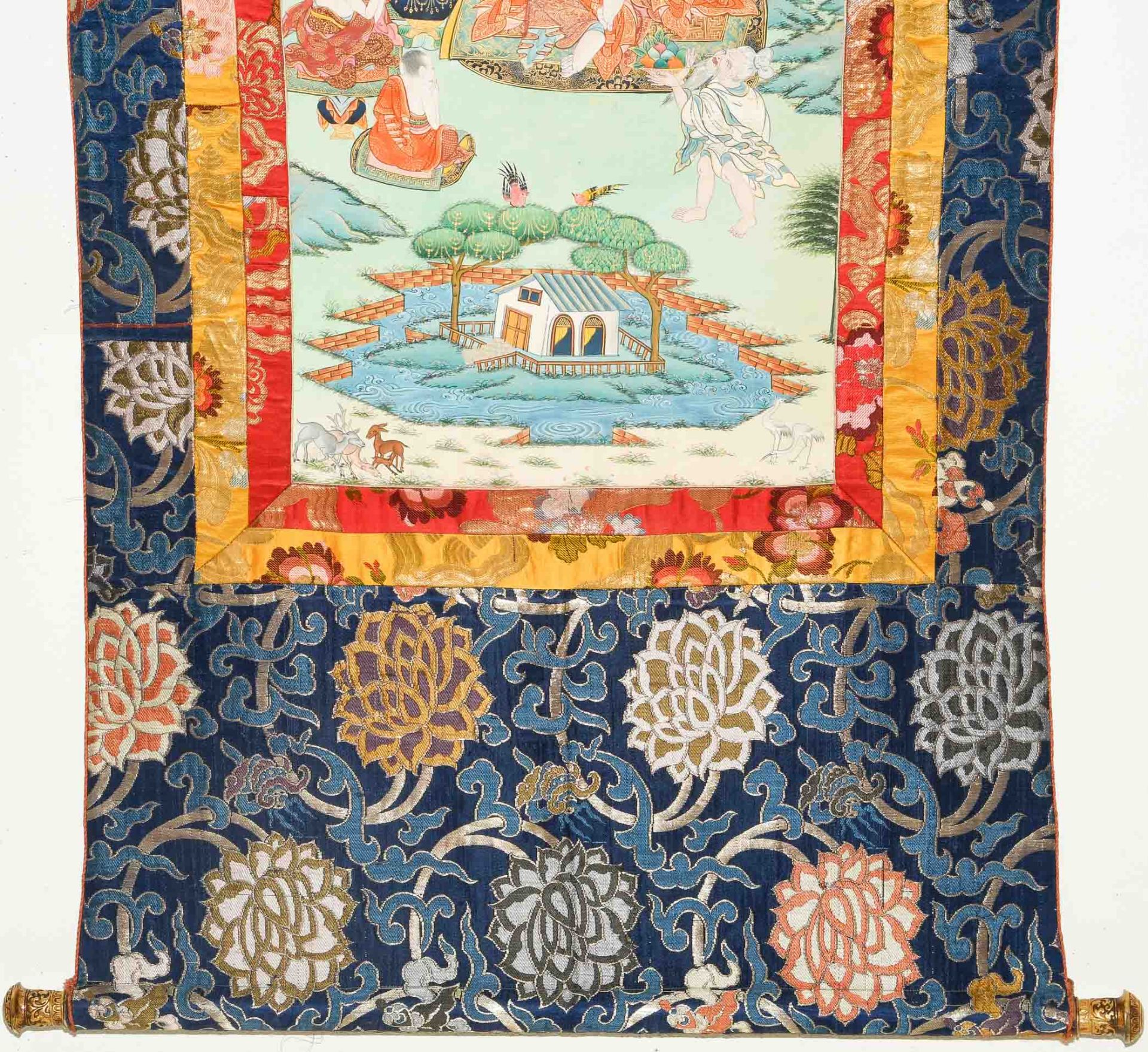 Thangka eines Lamas - Image 6 of 14