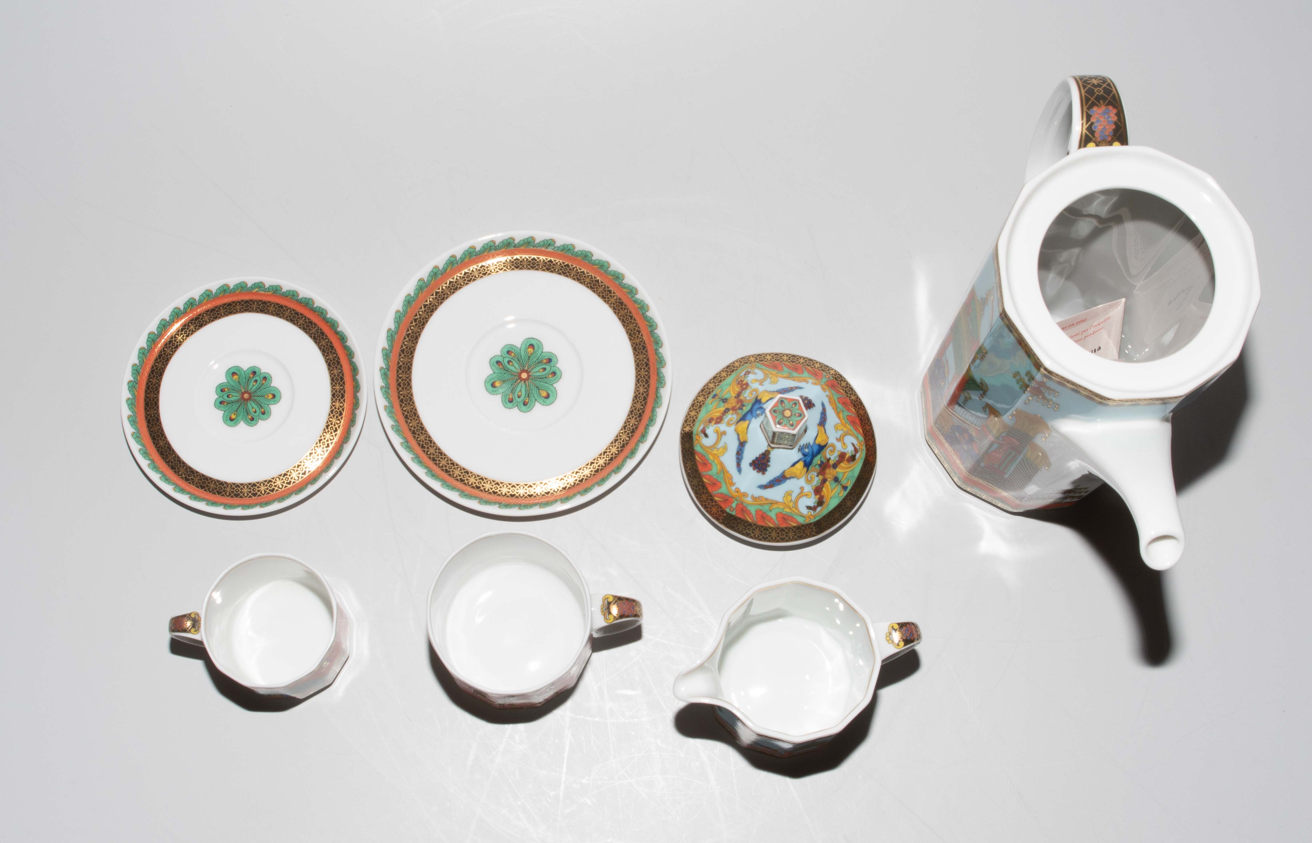 Versace, Tafel- und Kaffeeservice "Le Voyage de Marco Polo" - Image 6 of 18