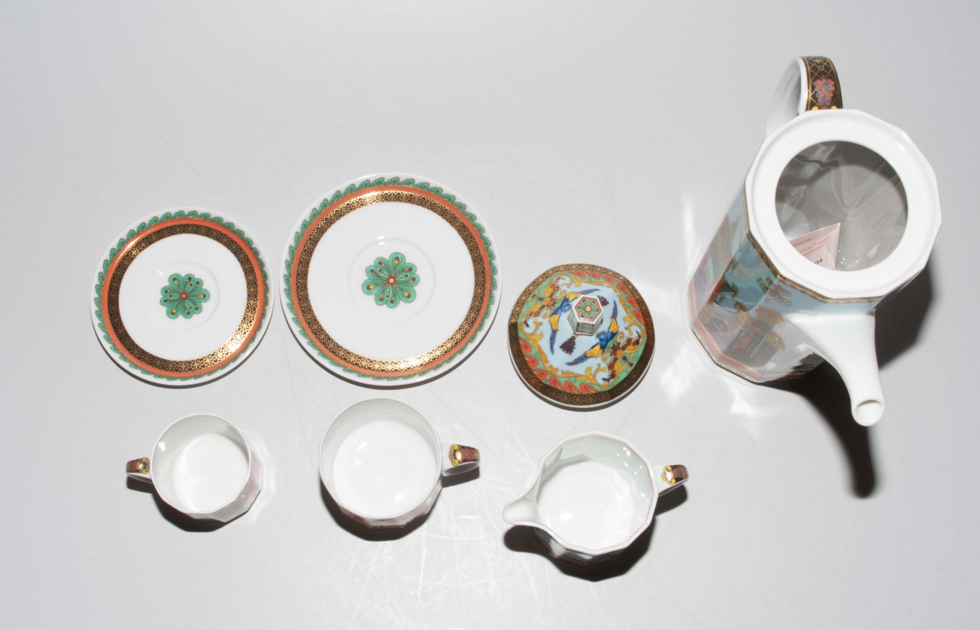 Versace, Tafel- und Kaffeeservice "Le Voyage de Marco Polo" - Image 6 of 18