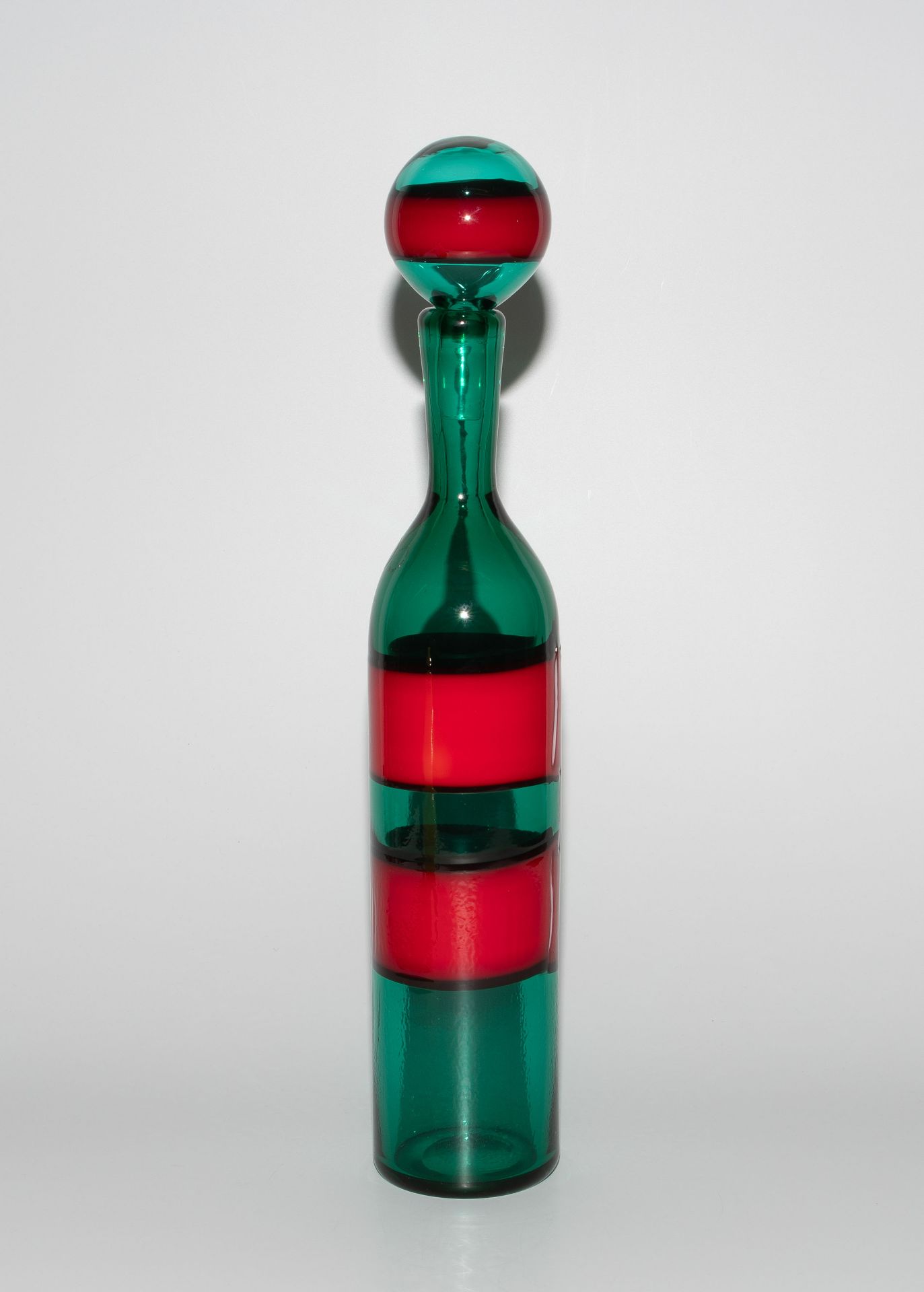 Fulvio Bianconi, Flasche mit Stopfen "A fasce orizzontale" - Bild 3 aus 10
