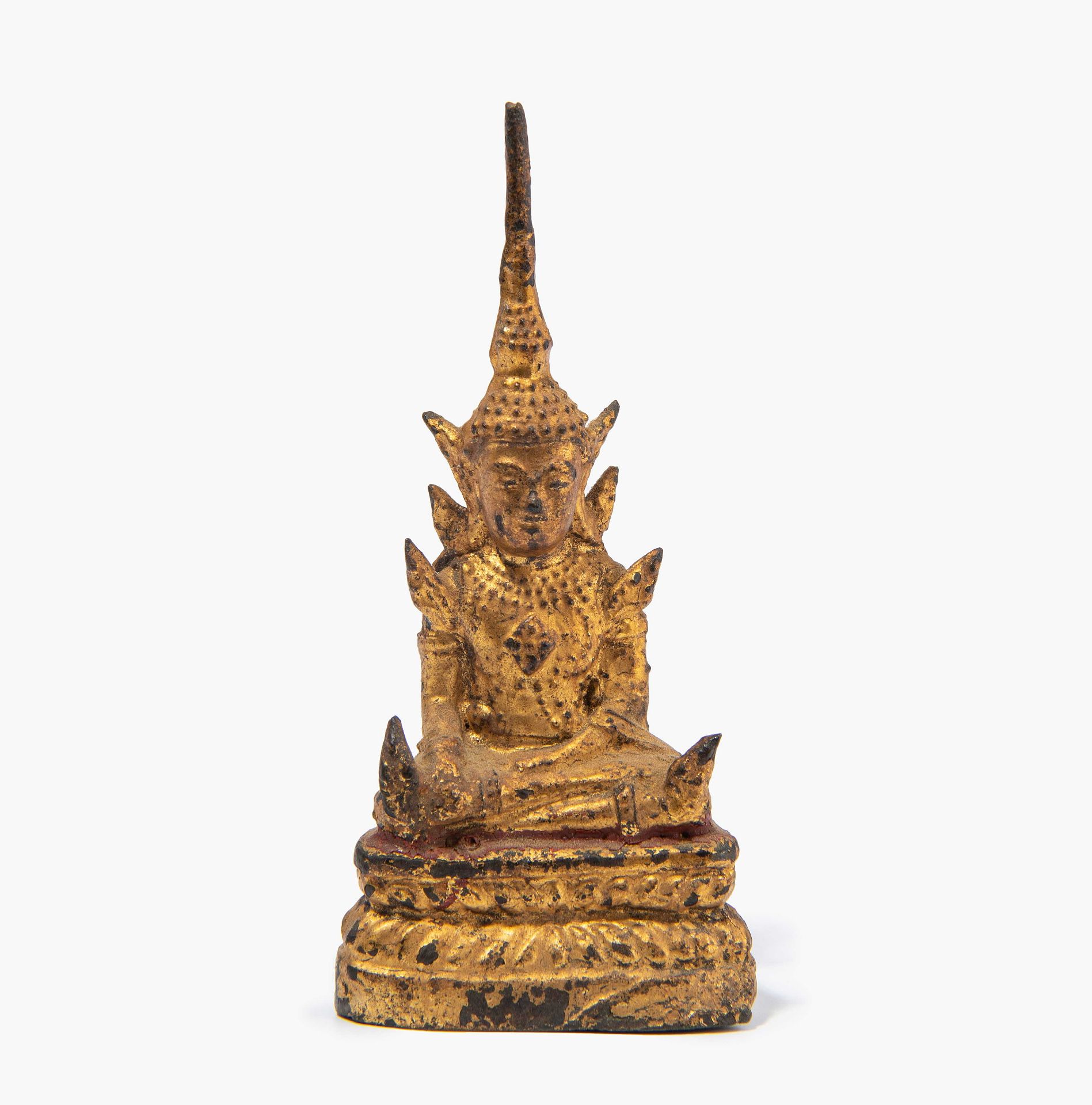 Lot: 3 sitzende Buddhas - Image 3 of 9