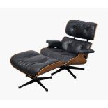 Charles & Ray Eames, Lounge Chair "670" mit Ottoman "671"