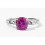 Burma-Saphir-Diamant-Ring