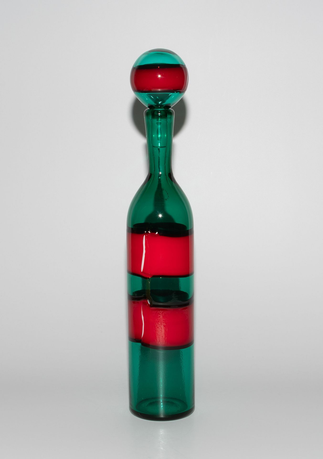 Fulvio Bianconi, Flasche mit Stopfen "A fasce orizzontale" - Bild 4 aus 10