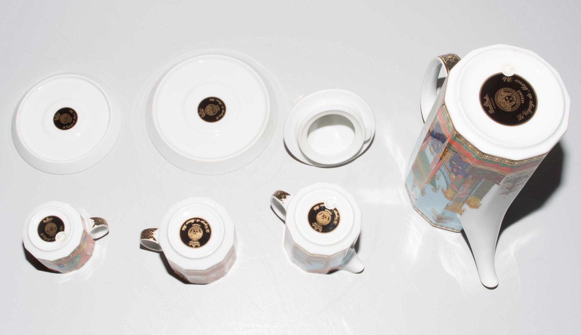 Versace, Tafel- und Kaffeeservice "Le Voyage de Marco Polo" - Image 7 of 18