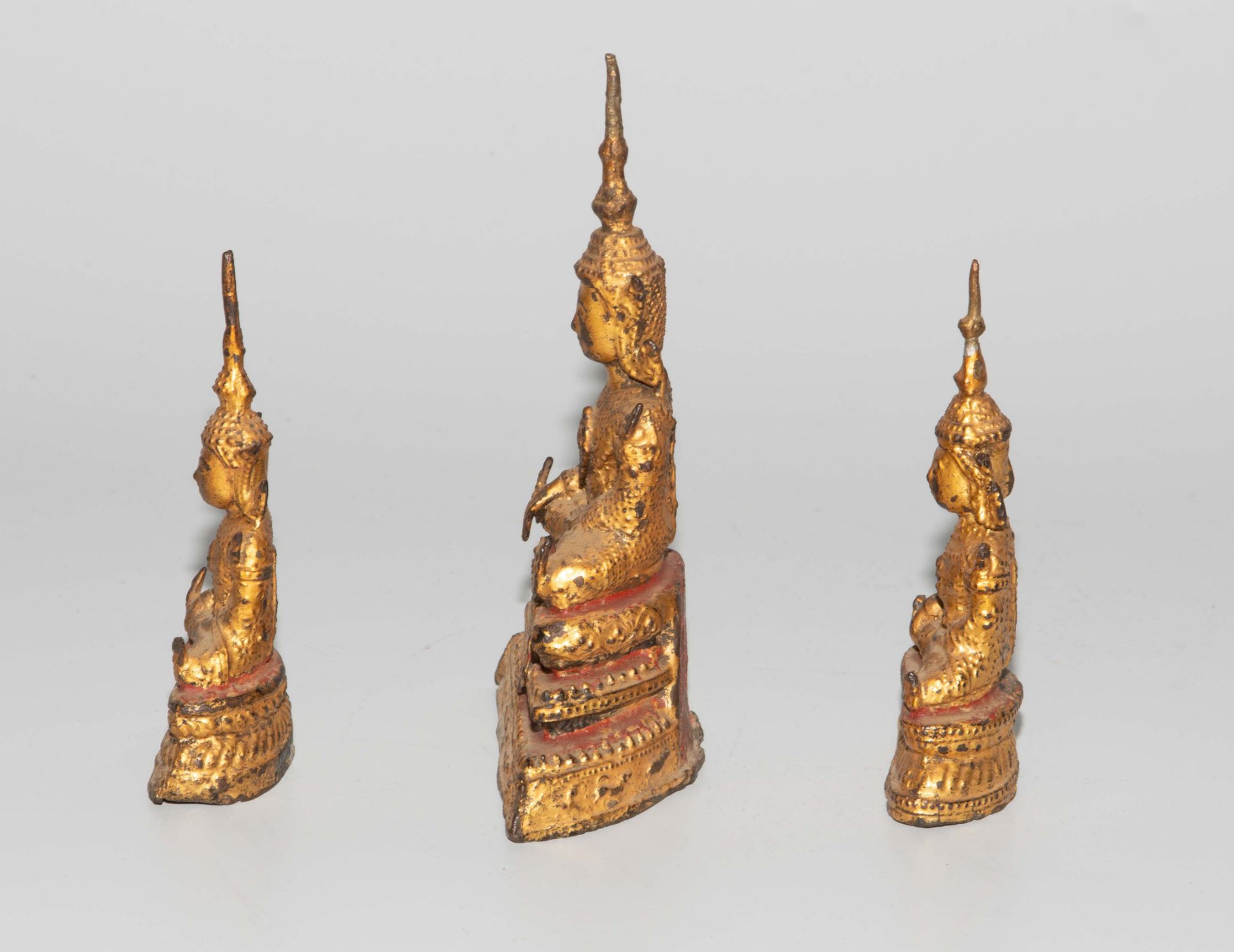 Lot: 3 sitzende Buddhas - Image 9 of 9