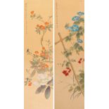 Lot: 2 Rollbilder von Wu Shan (1917–2018)