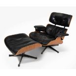 Charles & Ray Eames, Lounge Chair "670" mit Ottoman "671"