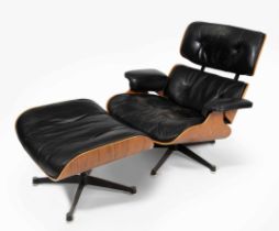 Charles & Ray Eames, Lounge Chair "670" mit Ottoman "671"