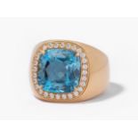 Aquamarin-Brillant-Ring