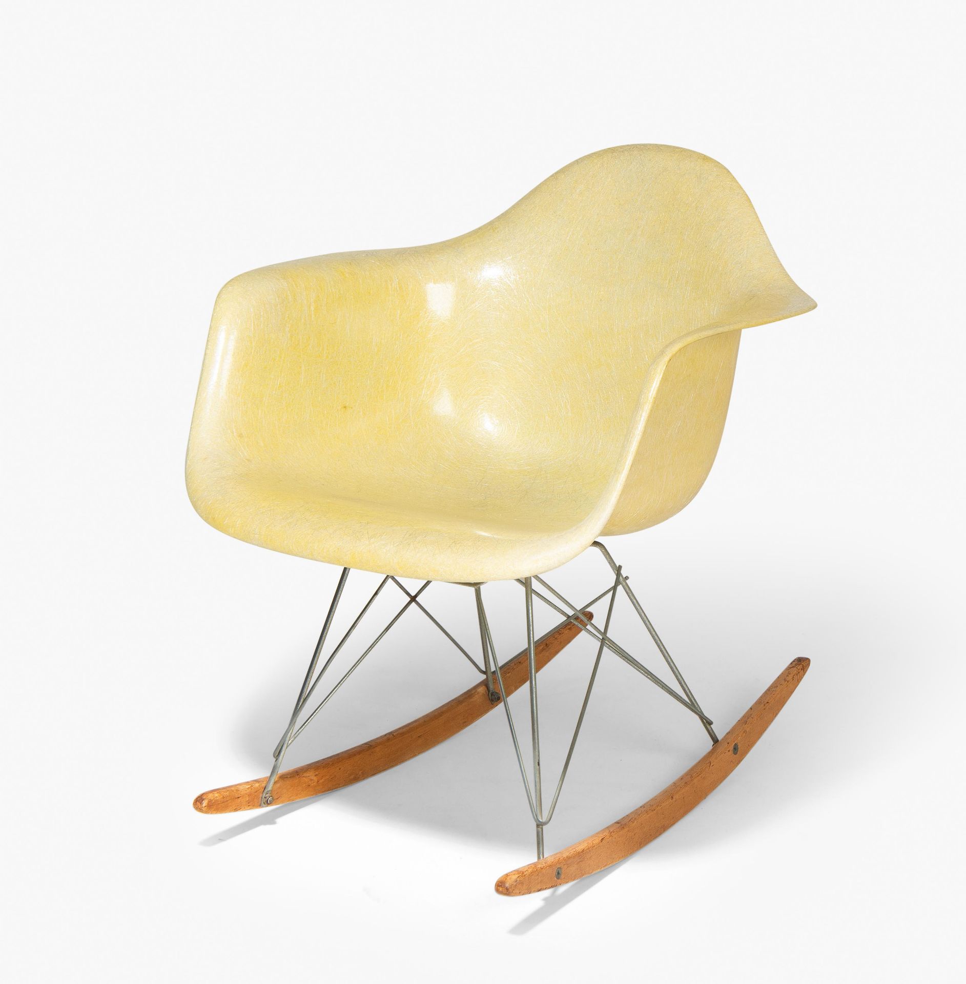 Charles & Ray Eames, Armlehnstuhl "RAR (Rocking Armchair Rod)"