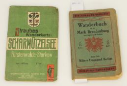 Konvolut Wanderbücher Brandenburg