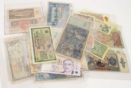 Konvolut Papiergeld