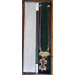 A Irish Silver Chain of Office for The Irish Leather Federation.
