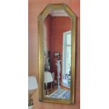 A modern Gilt Pier Mirror. 52 x 134 cm approx.