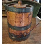 A good Vintage Brandy Barrel with stopper.