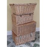 A quantity of Wicker picknick Baskets.