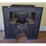 A 19th Century possibly earlier Cast Iron Grate of large size. * Please note the purchaser will have