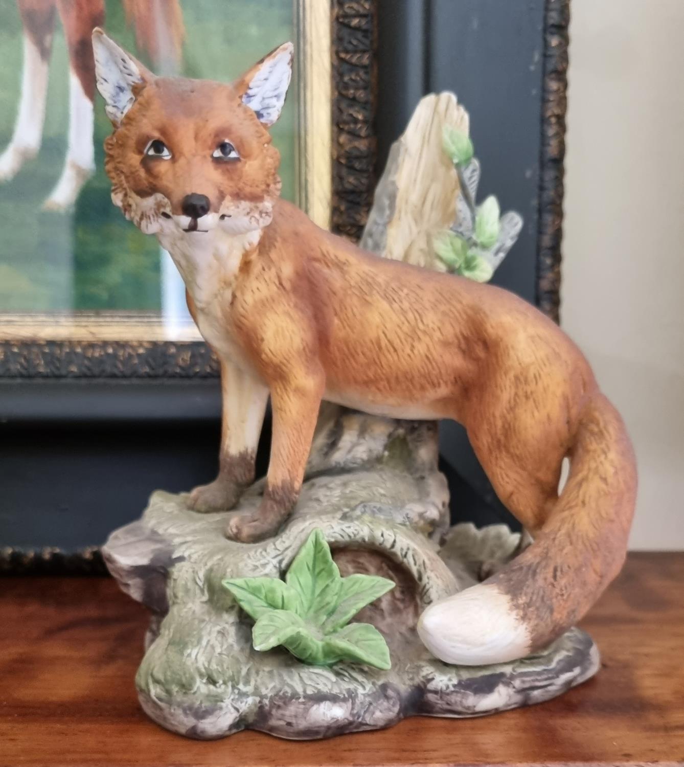 A large Beswick Figure of a Fox (L 23 x H 13 cm approx) along with a Country Artists Kew fine - Image 2 of 4