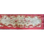 An Aubusson design Rug/Wall Hanging with cream ground.