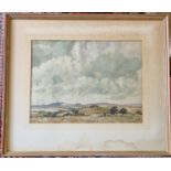 A 20th Century Watercolour of a landscape scene signed J H Dashwood LR.