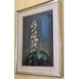 A 20th Century Pastel still life of Foxgloves. Indistinctly signed LR. 70 x 50cm approx.