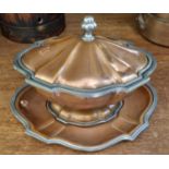 An interesting early 20th Century Copper Centrepiece.