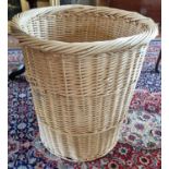 A large Wicker Basket.