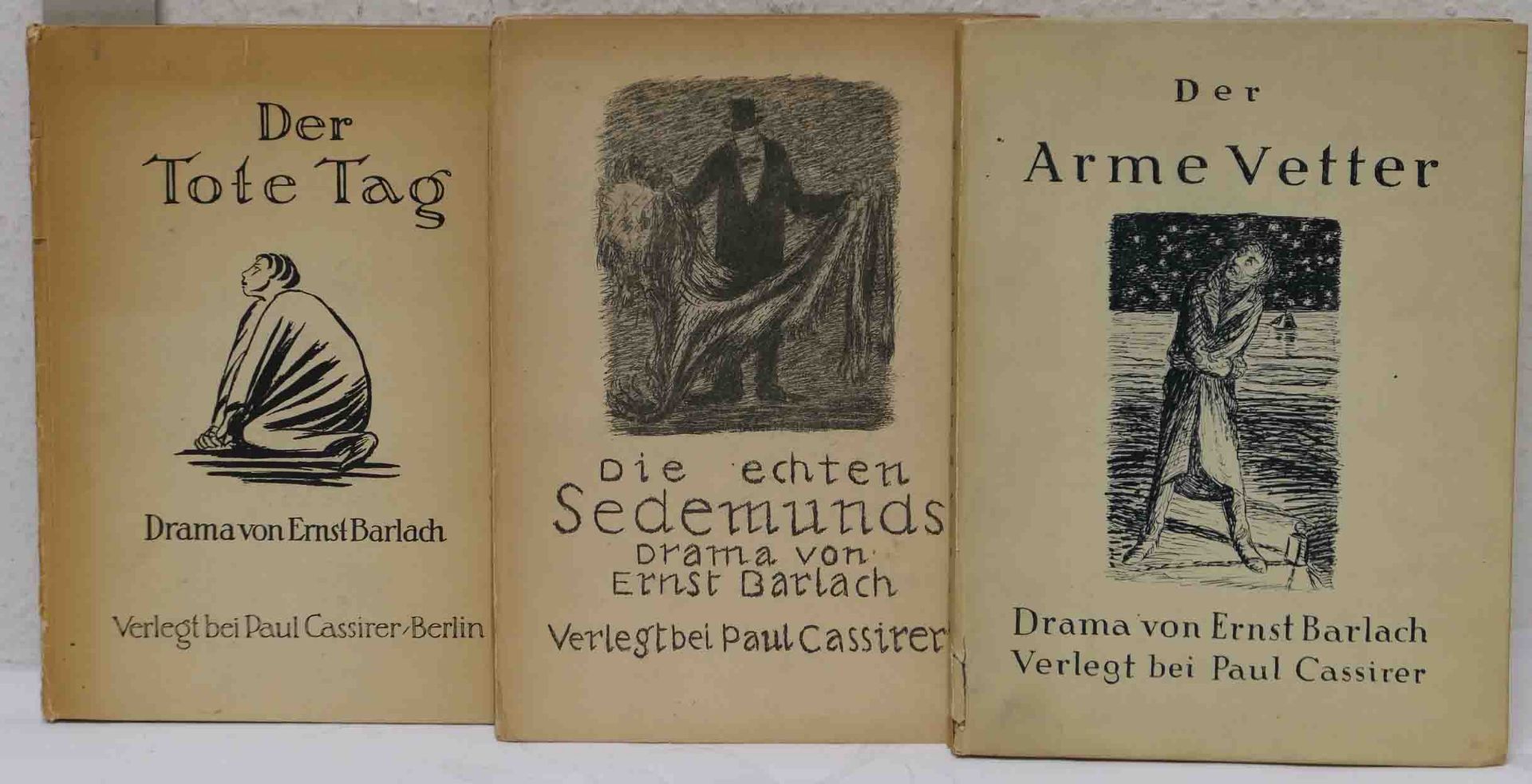 Drei Bücher Barlach