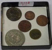 Posten von vier Münzen