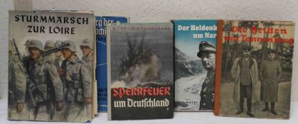 III. Reich. Posten von neun Büchern