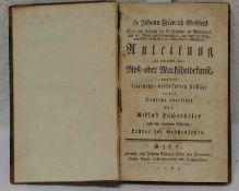 H. Johann Friedrich Weidlers "Anleitung zur ...Marktscheidekunst"