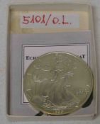 1 Dollar. Silber. 1996