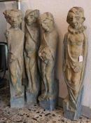 Vier mythologische Figuren