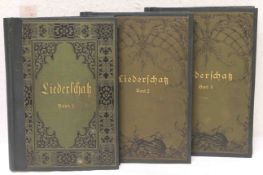 "Erks Deutscher Liederschatz" 3 Bände