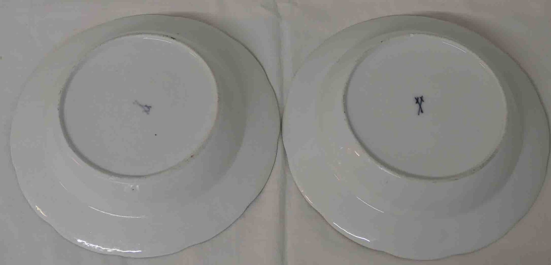 Zwei Meißen-Teller - Image 2 of 2