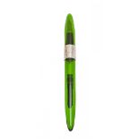 GLASS D´NORE DEMONSTRATOR FOUNTAIN PENBody in green glass and silver.Limited edition.Schmidt nib