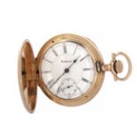 Waltham Presidential pocket watch.Waltham Presidential pocket watch in 14 karat yellow gold. White