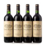 Four bottles Château Lafon-Rochet Grand Cru Classé 1997, Saint-Estèphe, France.Category: red wine.75