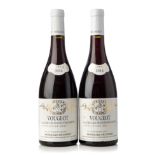 Two bottles of Vougeot 1er Cru les Petits Vougeots 2004, Vosne Romanée (Côte d'OR), France.Category: