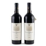 Two bottles of Torres Grans Muralles, 1996, Conca del Barberà.Category: Red wine.Numbered bottles.