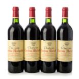 Four bottles Château Corbin Michotte Grand Cru Classé 1995, Saint-Émilion, France.Category: red