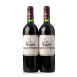 Two bottles of Château Beychevelle Grand Vin 1996, Saint Julien, France.Category: Red wine.75 cl.